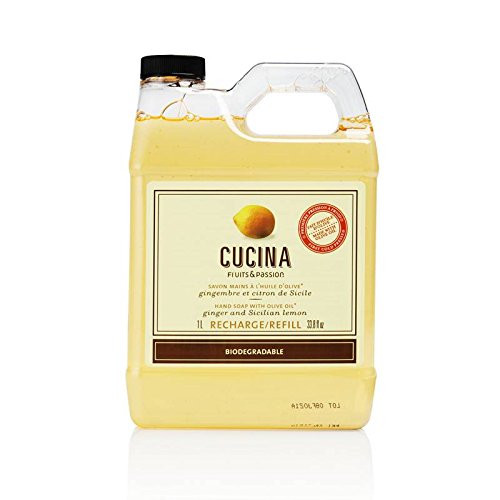 CUCINA Purifying Hand Wash Refill - 33.8 fl. oz - Ginger and Sicilian Lemon