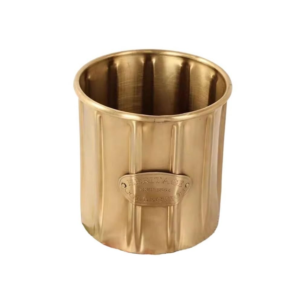Cubo de Hielo Cubo de Hielo latón Hecho a Mano, Cubo Almacenamiento, Vino Tinto, Adorno Decorativo Escritorio Lujo for el hogar Cubo de Hielo frío para Barra