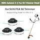 Moupaa Ersatz-Saitenkopf-Spule für Stihl Fsa 56, Weed Eater String für Stihl Autocut 2-2 Fsa 56 Rasentrimmer-Werkzeug, 3 Stück