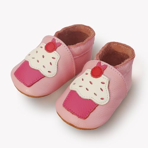 Baby Girls Slippers Low Cut First Walkers Cartoon Pattern Soft Sole Cute Fashion Crib Shoes2