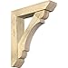 Ekena Millwork BKT0604X26X30OLY06RDF Olympic Slat Rough Sawn Bracket w/Offset Brace, Douglas Fir