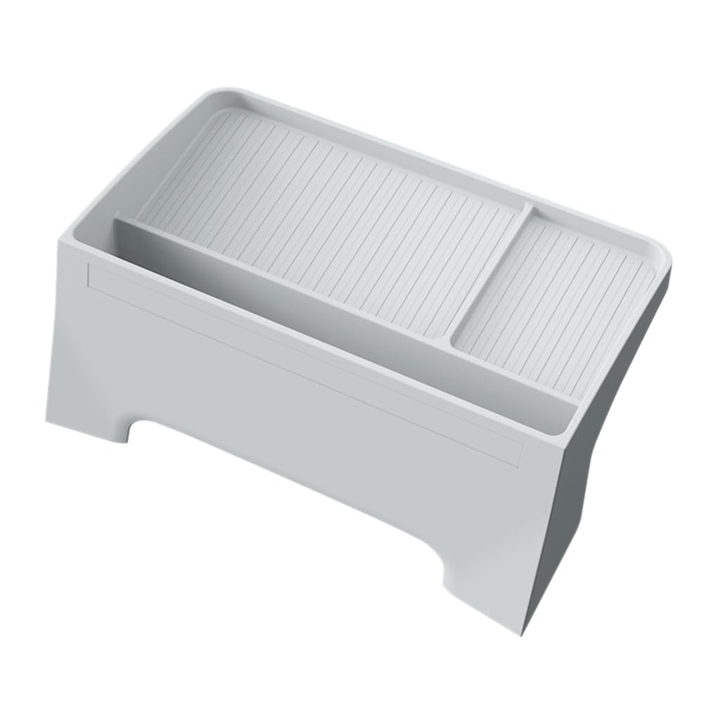 IJSDNVJNDX Car Dashboard Storage Tray Organizer for Xpeng G6 2025 Rear Silicone Storage Box Tray Dashboard Display Screen