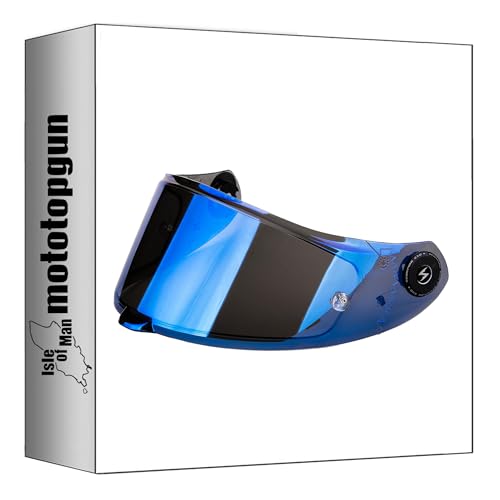 Écran casque Scorpion Exo-Race Air KDS-F-04 Bleu Miroir Mototopgun 161-526-70