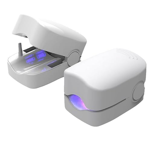 Appareil Traitement Laser Mycose Ongles - Traitement des Mycoses des Ongles Mains/Pieds avec Double Lumière LED (Infrarouge + Bleue), Nettoyage & Réparation des Ongles Incarnés