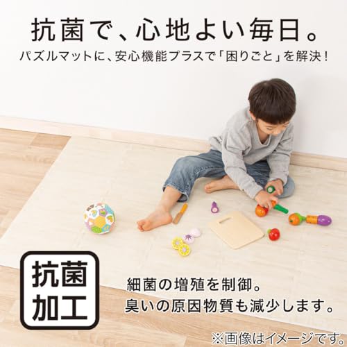 ニトリ Nパズルマット 9枚 WH WL01