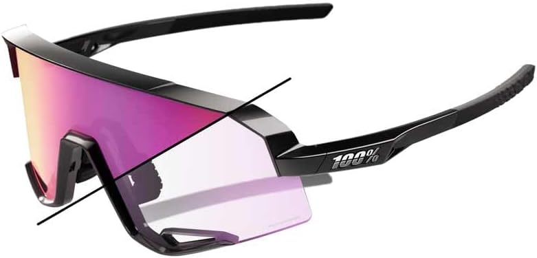 100% Purple Mirror - Gloss Black Slendale