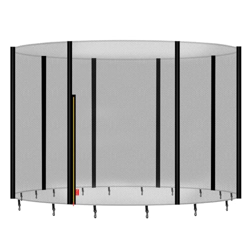 Baunsal® Trampolin Sicherheitsnetz Ø 305 cm (JS+EXD) für 8 Netzstangen...