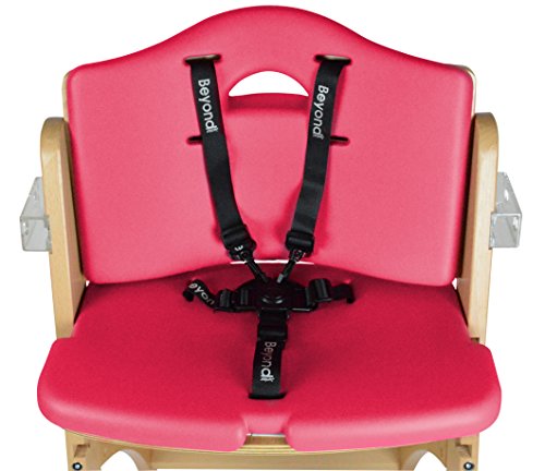 abiie beyond wooden high chair with tray