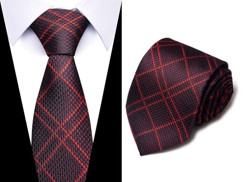 Image of Passabin Tie For Men Necktie Woven Jacquard Neck Ties Set 6 PCS
