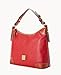 Dooney & Bourke Shoulder Bags for Women, Large Leather Hobo Handbag with Adjustable Shoulder Strap - Red