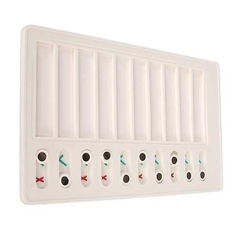 Placa de Lista de Verificação, Placas de Planejamento de Cronograma Destacáveis ​​em Branco Reutiliz
