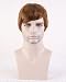 Fashion Men's Short Layered Wig (Model: Jf010471) (Light Brown)