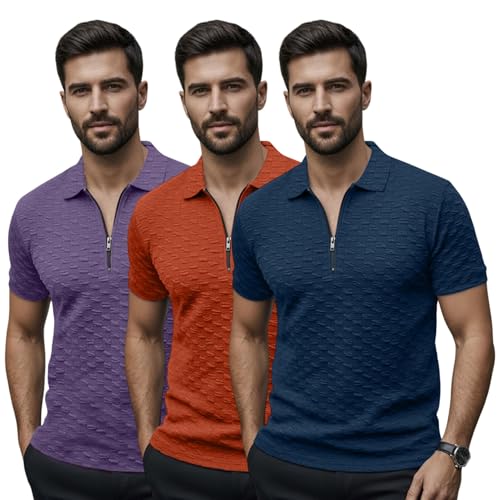 Image of Preneum Men's Poly Cotton Rich Solid Polo Tshirt | Collar Tshirts | Half Sleeves | Plain-Regular Fit (Available in Plus Sizes)