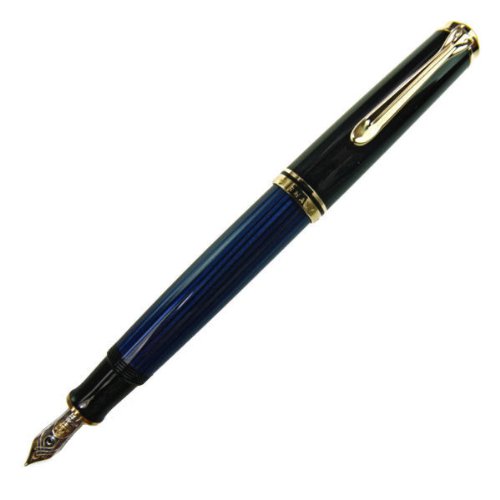 Amazon | Pelikan ペリカン 万年筆 スーベレーン M600 ブルー縞
