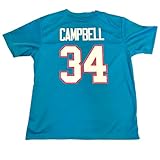 Generic Earl Campbell Blue T-Shirt - Sizes XS Thru 3XL No Logos (US, Alpha, X-Small, Regular, Regular, Blue)