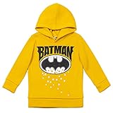 DC Comics Justice League Batman Toddler Boys Fleece Pullover Hoodie Yellow 2T