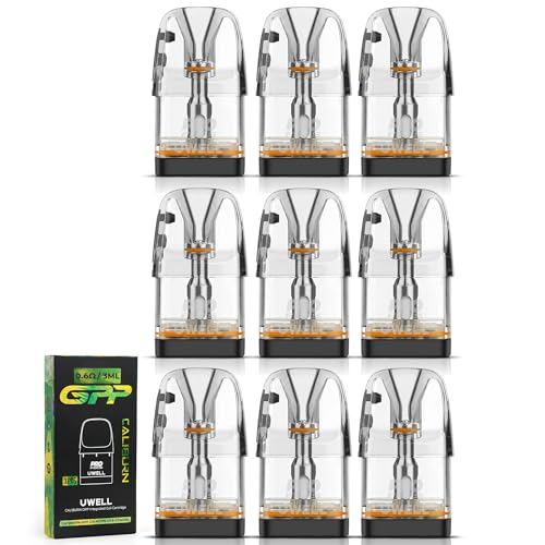 ���[�E�F�� CALIBURN GPP �J�[�g���b�W �d�q�^�o�R �J���o�[�� VAPE �����p�J�[�g���b�W �j�R�`���Ȃ� ���L�b�h�Ȃ� 0.6��*9