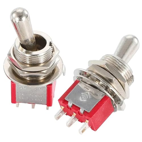 Interruptor de palanca de 3 posiciones para reparar paneles eléctricos 5A 1