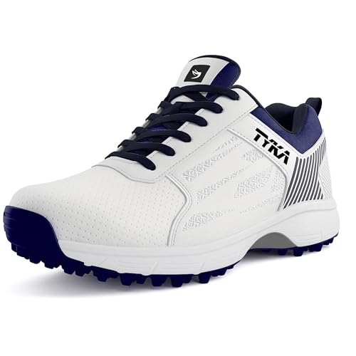 Image of TYKA Velocity Plus Cricket Shoes | Professional Rubber Stud Cricket Footwear for Men