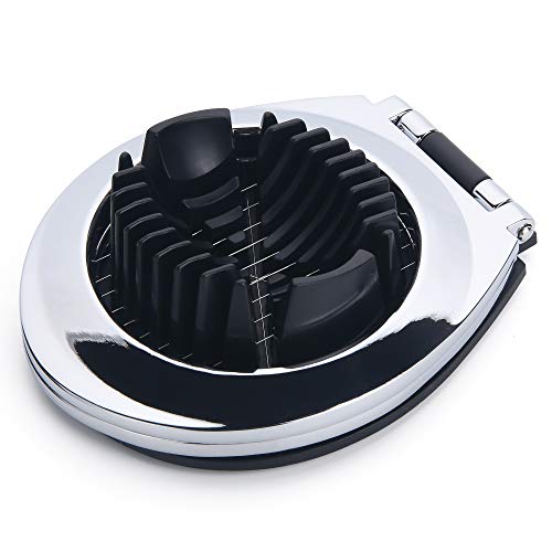 Pensino Egg Slicer Multifunctional Strawberry Slicer Zinc Alloy Egg Cutter for Chicken and Duck Egg Cutting with 3 Slicing Styles