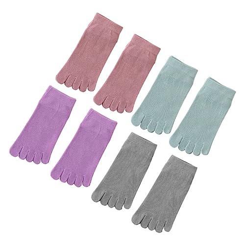 Ipetboom Comfortable Women Toe Socks Low Cut Ankle Socks Thin for Women Washable