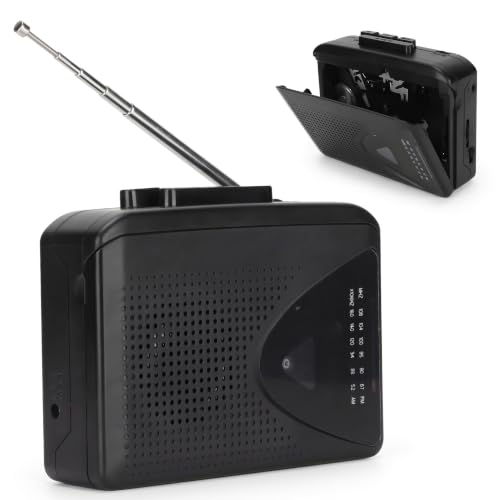 Portable Cassette Player with AM FM Radio | Compact Tape Player, Retro AM FM Radio, USB Power Support, 45mm Speaker, for Music Lovers Travelers