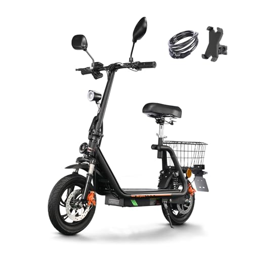 TWOFISH Elektro Motorrad für Erwachsene, E Moped...