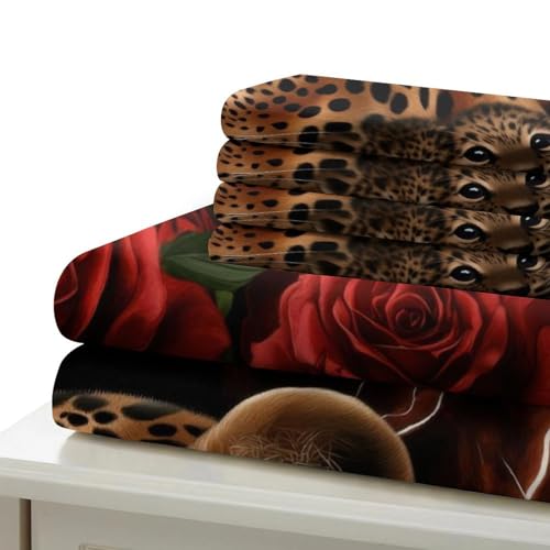 Parure de lit léopard 135x200 housse de couette 3D - 7