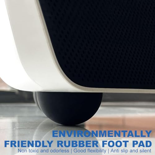 MOLZINY 8 Stück Gummifüße Selbstklebend Schwarz 30mm Silikon Halbkugel Stoßstangen Isolationsfüße Gummi rutschfeste Lautsprecher Pads Möbelpuffer Schutzpuffer Subwoofer Füße für Elektronik Schwarz