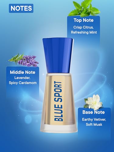 Image of Al-Nuaim Blue Sport Alcohol Free Attar Roll On Luxury Scent with Long Lasting Fragrance For Men & Women |6ml