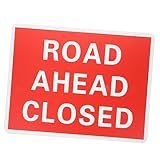 Cabilock Straßensperrschild Aus Wetterfestem Einfach Zu Installieren Für Private Bereiche Leicht Zu Reinigen Für Verkehrssicherheit