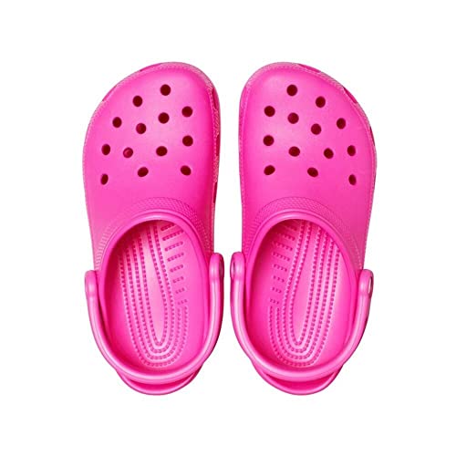 Image of Crocs unisex adult Men's and Women's Classic (Retired Colors) Clog, Electric Pink, 9 Women 7 Men US
