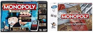 Monopoly Hasbro Ultimate Banking, Multi Color & Deluxe Edition, Games for Ages 8 and Above - 8+ Years