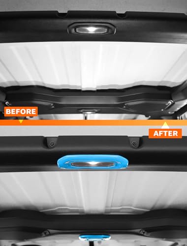 image for Savadicar Sky Blue Interior Accessories - Dome Light Trim Set for 2018