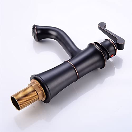 Grifos de baño de palanca para lavabo de vasija LWX, grifo monomando de bronce estilo bajo 4