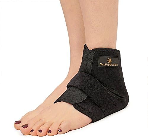 NeoProMedicalAnkle Support Neoprene Breathable Brace for Sprained Ankle – Black Color, One Size