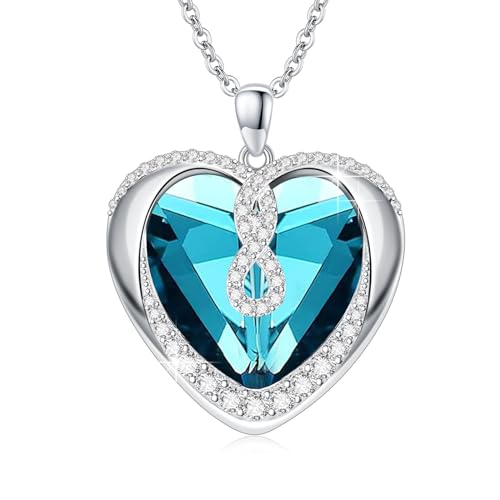 Collier argent 12 pierres de naissance cœur bijou quotidien femme