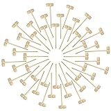 50 Pieces Mini Wooden Hammers Educational Pounding Toy Mallets for Kids