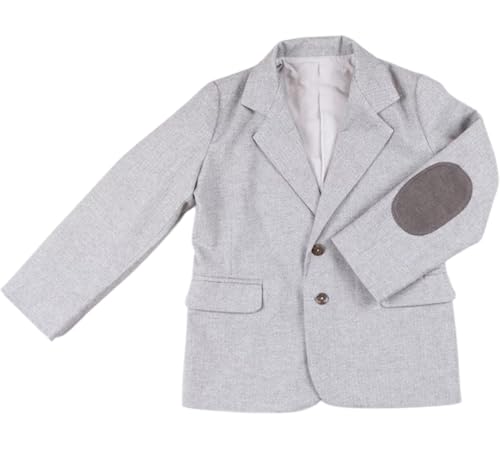 Blazer à chevrons garçon veste formelle chic deux boutons