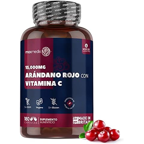 Arándano Rojo 15.000 mg 180 Cápsulas Veganas Cover