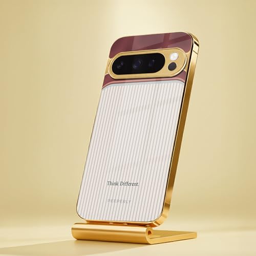 Image of Peeperly Think Different Regalia Case for Google Pixel 7a, Google Pixel 7a Back Cover Case(2022) - TPU | Gold