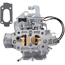 Carburetor 2 barrel Compatible for 1983-1986 Nissan 720 pickup 2.4L Z24 engine Compatible for 1984 Nissan Bluebird / 1985 Nissan Datsun, Replace# 16010-21G61,1601021G61