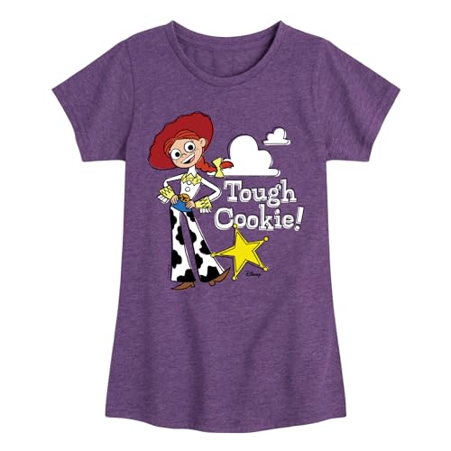 Disney - Toy Story - Jessie Tough Cookie - Toddler & Youth Girls Short Sleeve Graphic T-Shirt
