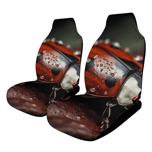 Housse de siège de voiture motif coccinelle pour égayer vos trajets quotidiens en famille