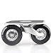 JINCAO Black Portable Roller Road Drift Plate Skates Anti-Slip Board Aluminum Truck with PU Wheels with ABEC-7 608 Bearings