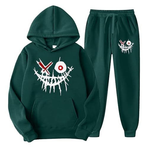 Ensemble de sport à capuche avec pompons pull et pantalon de loisirs d'automne
