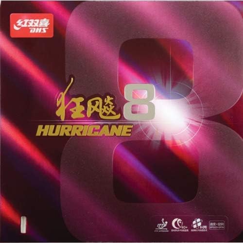 Rubber Hurricane 8, options 2.1 mm, red