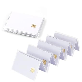 Blank White J2A040 ic Java Smart Card with Hi-co Magnetic Strip,cr80 hico Magnetic Stripe J2A040 chip Java Smart Card Pack of 10