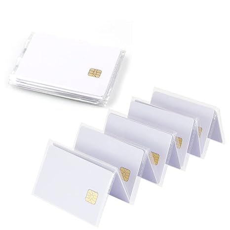 Blank White J2A040 ic Java Smart Card with Hi-co Magnetic Strip,cr80 hico Magnetic Stripe J2A040 chip Java Smart Card Pack of 10