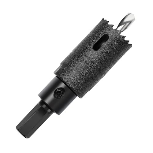 HSAWBIT HSS Bi-Metal 20mm Hole Saw M42 Fast Cut Extra Cobalt Hole Cutter 40mm Cutting Depth For Stainless Mild Sheet Wood Plastic Various Materials